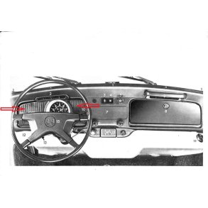 Grill ved speedometer brugt