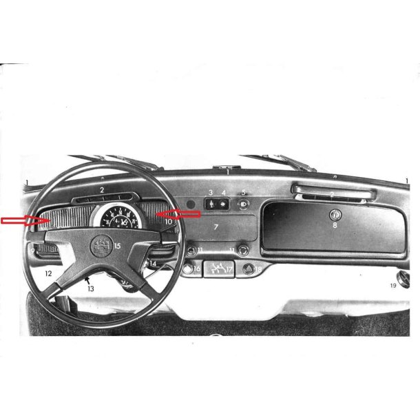 Grill ved speedometer brugt