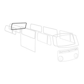 Bagrude gummiliste baybus med forformede hjrner