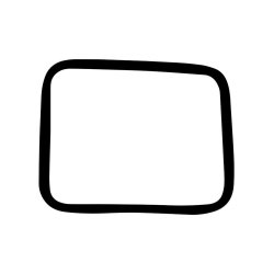 Siderude gummiliste, pr. stk