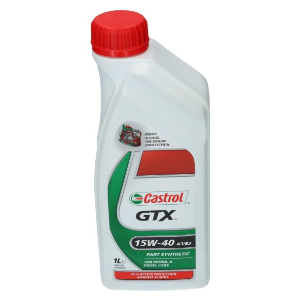 Castrol 15W40 olie (1 liter)