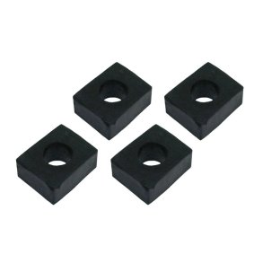 Gummiskiver 17mm 4 stk.