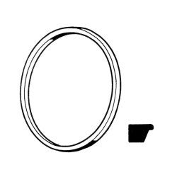 Pakninger mellem forlygter og skrm Karmann Ghia