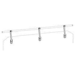 Jail bar holder p bagsdet, venstre og hjre