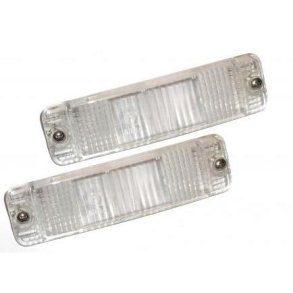 Lygteglas blink hvid i forreste kofanger