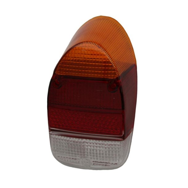 baglygteglas, europisk Orange / rd / stk transparantper