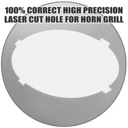 Forskrm venstre med oval horngrill