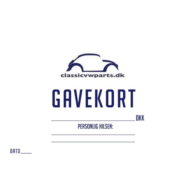 Gavekort