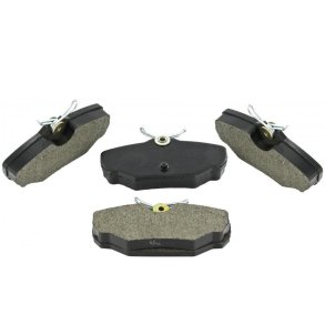 Bremseklodser for skivest bag