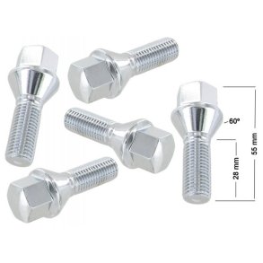 Hjulbolte 12x1,5 mm 5 stk