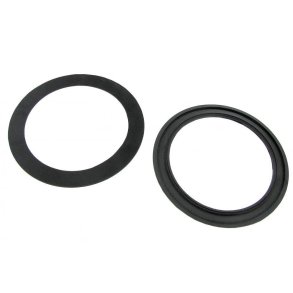 Gummi mellem glas og lygtehus