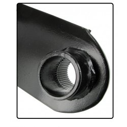 Fjederplade svingaksel