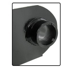 Fjederplade svingaksel