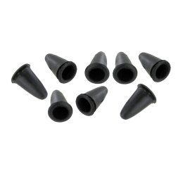 Gummimuffer for listeclips 8 stk.
